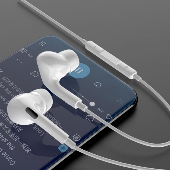 TPE Cable headset handsfree headphones for iphone 3.5mm jack mobile wired earphones