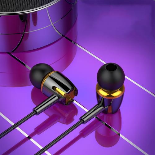 Popular 3.5mm in-ear wired earphone with mic for IOS Android universal mobile headset