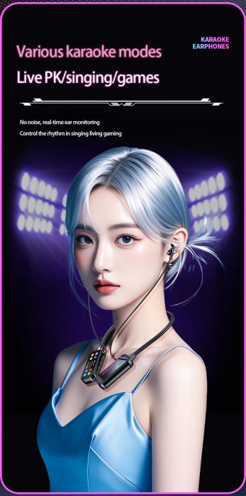 Wireless Neckband Bluetooth Earphone